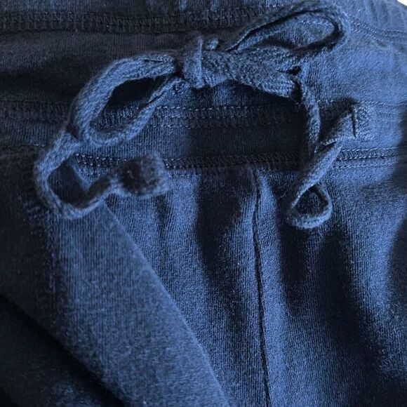 Athletic Works Navy Elastic Waist Drawstring Active Jogging Pants Ladies Large - Picture 2 of 9